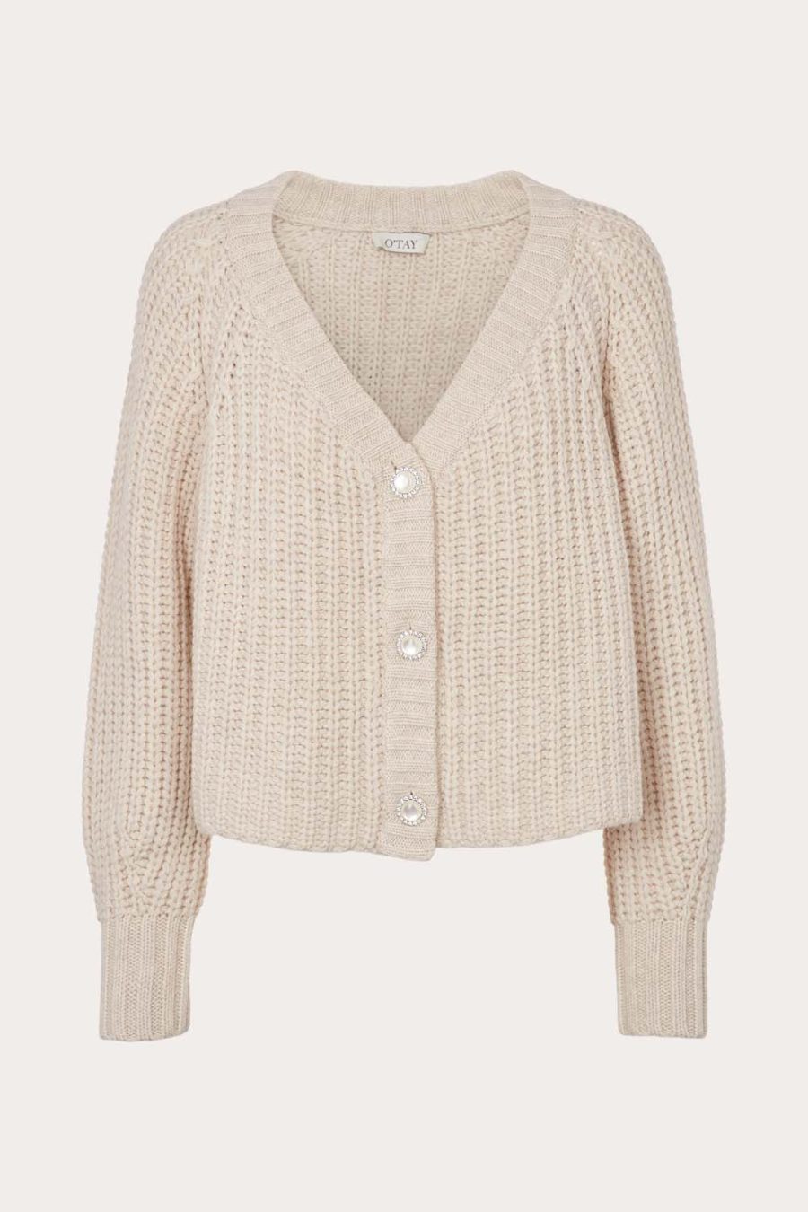 O'tay Alexandra cardigan warm beige