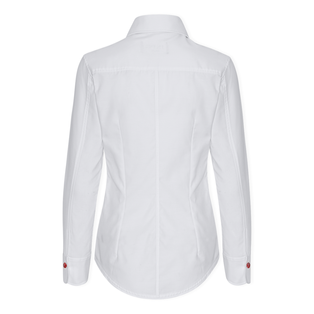 Signé curve shirt white KØB HER