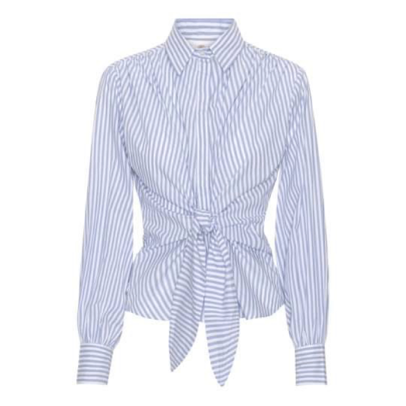 Karmamia lee shirt sky stripe cotton | KØB HER