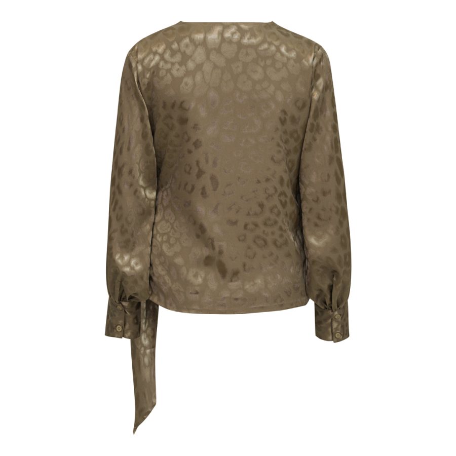 Karmamia ines blouse latte leo jacquard - Image 2