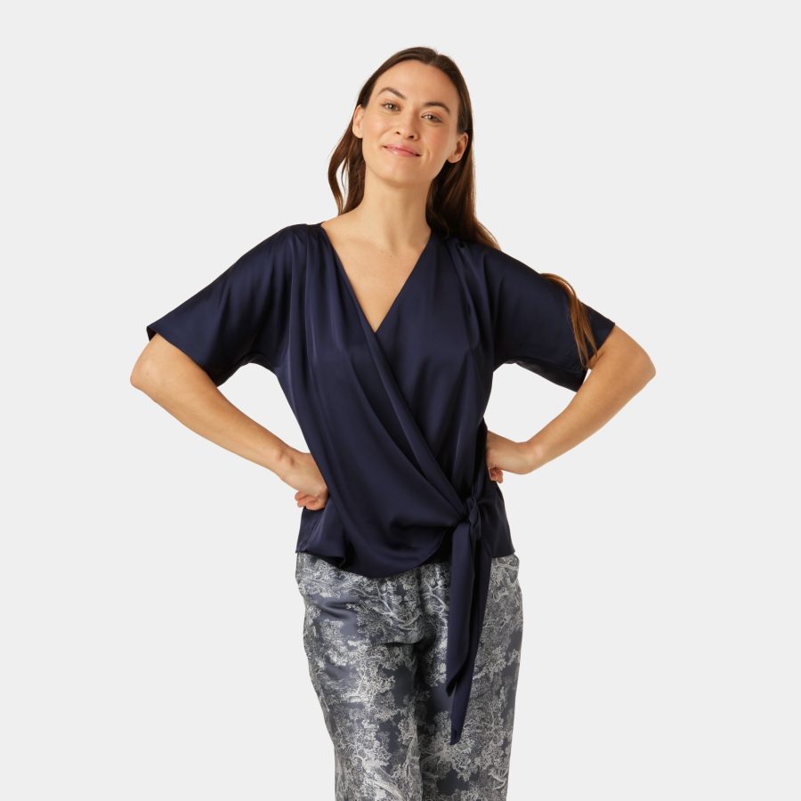 Karmamia dagmar blouse oxford blue - Image 4