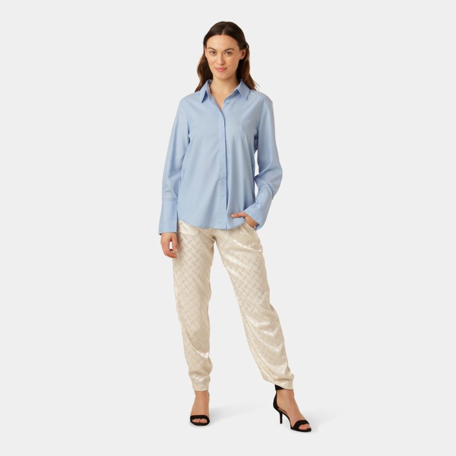 Karmamia martinez shirt sky blue cotton - Image 6