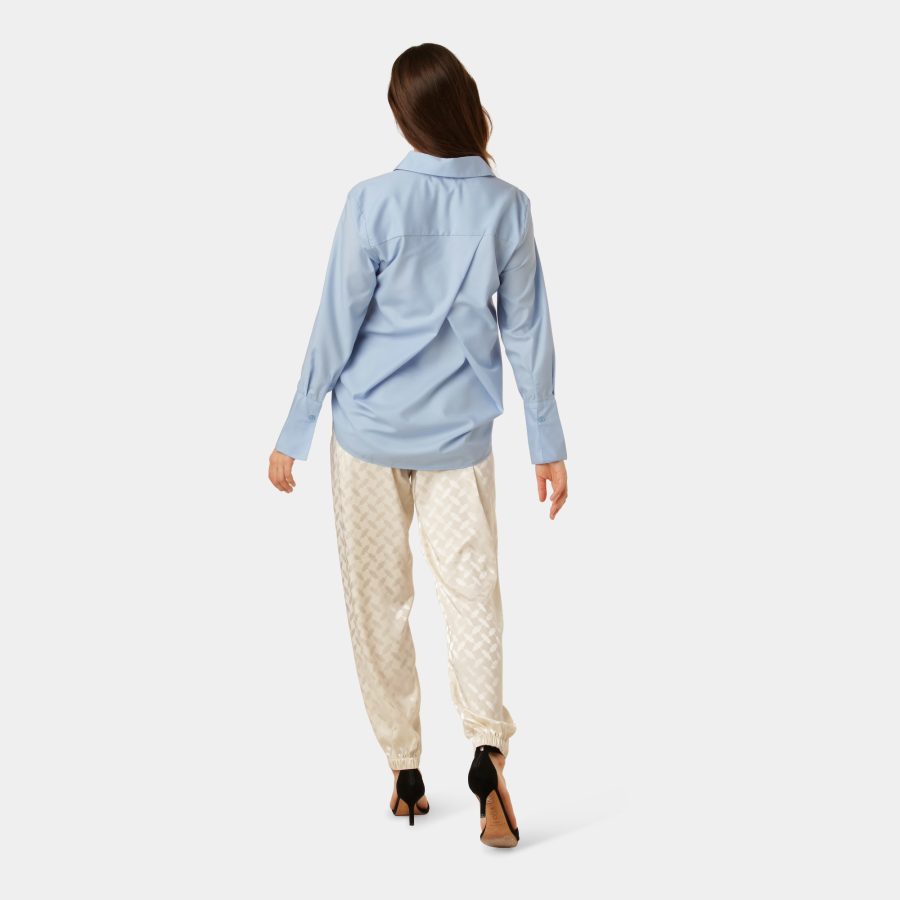 Karmamia martinez shirt sky blue cotton - Image 5