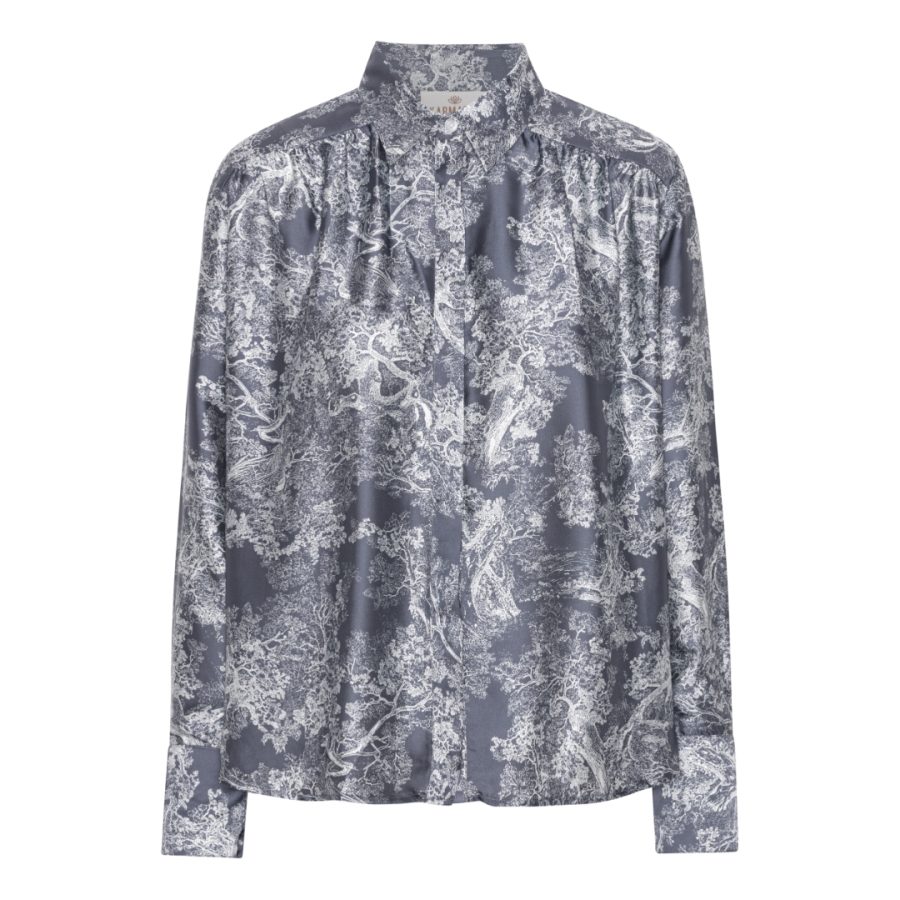 Karmamia augusta shirt denim forest