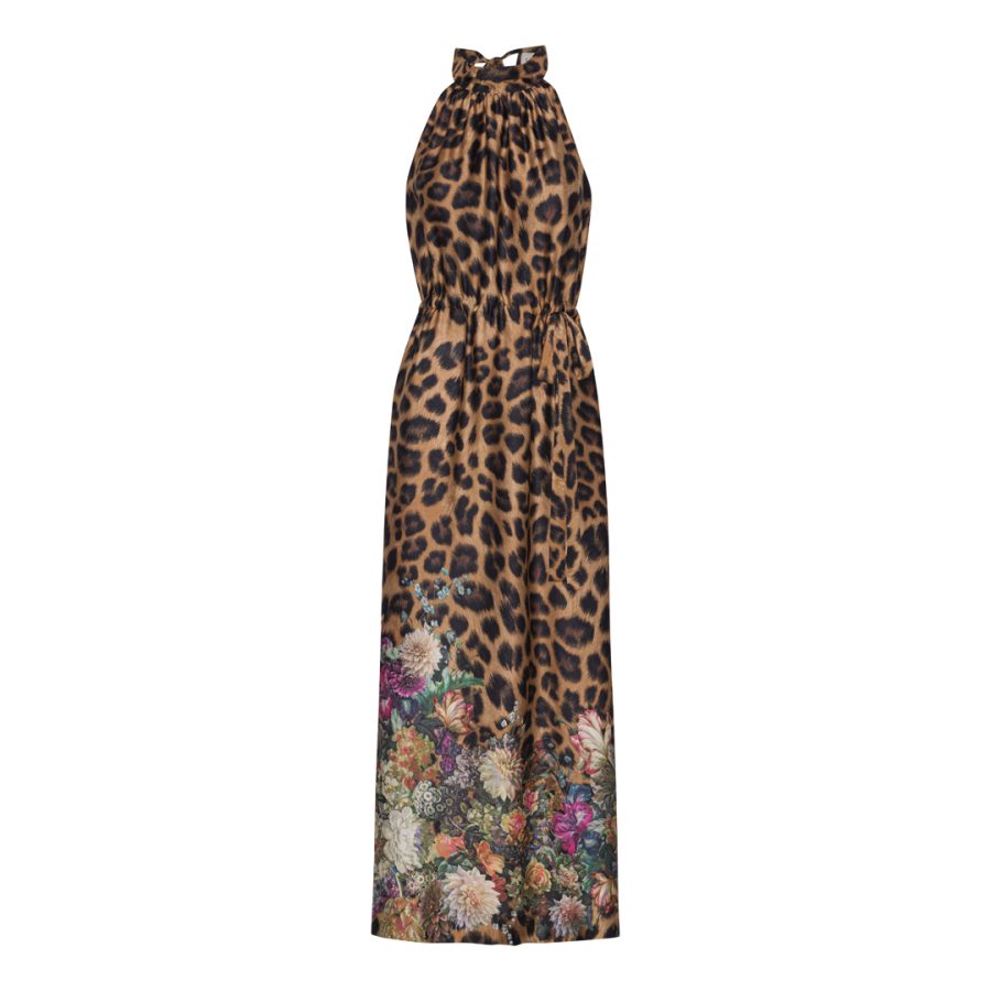 Karmamia layla dress flower leopard