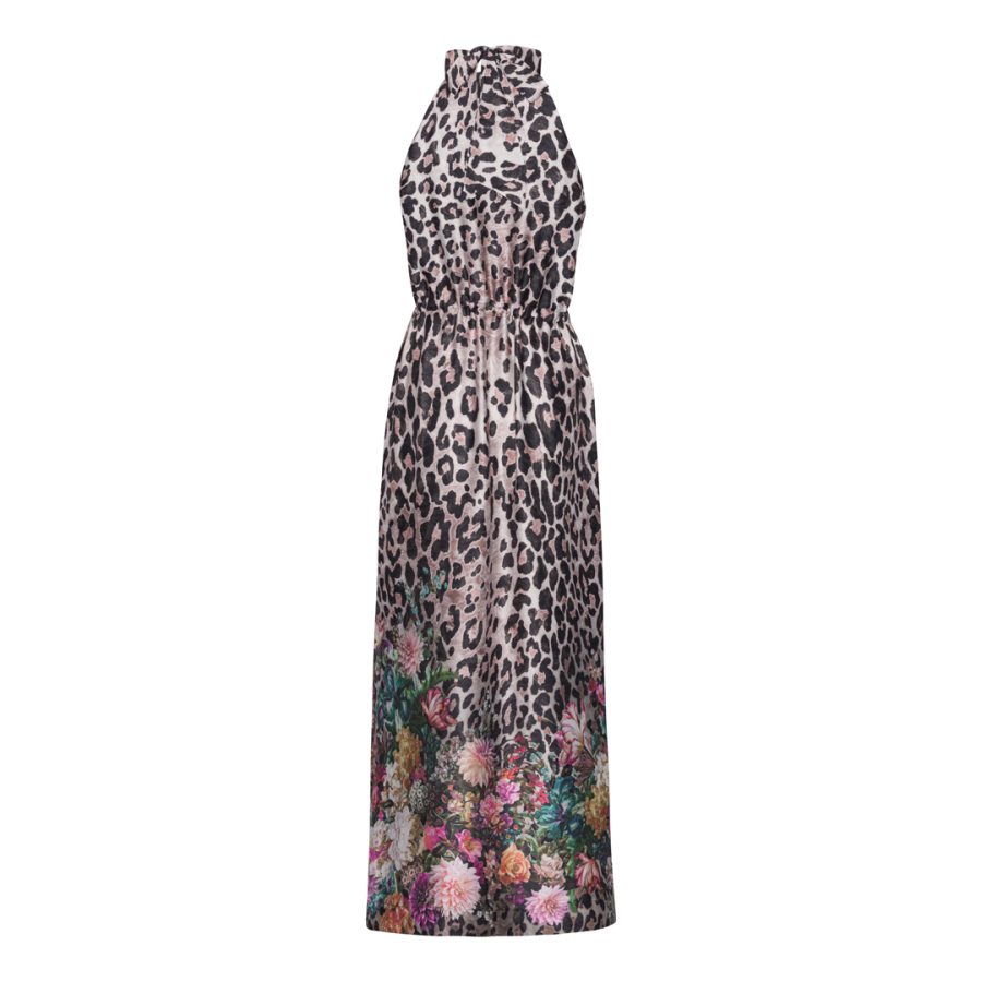 Karmamia layla dress light flower leopard - Image 2