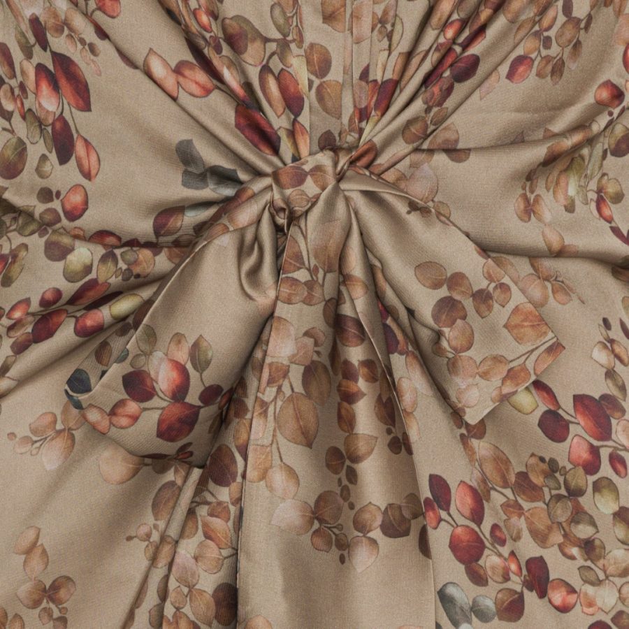 Karmamia mila dress mid melange tan - Image 3