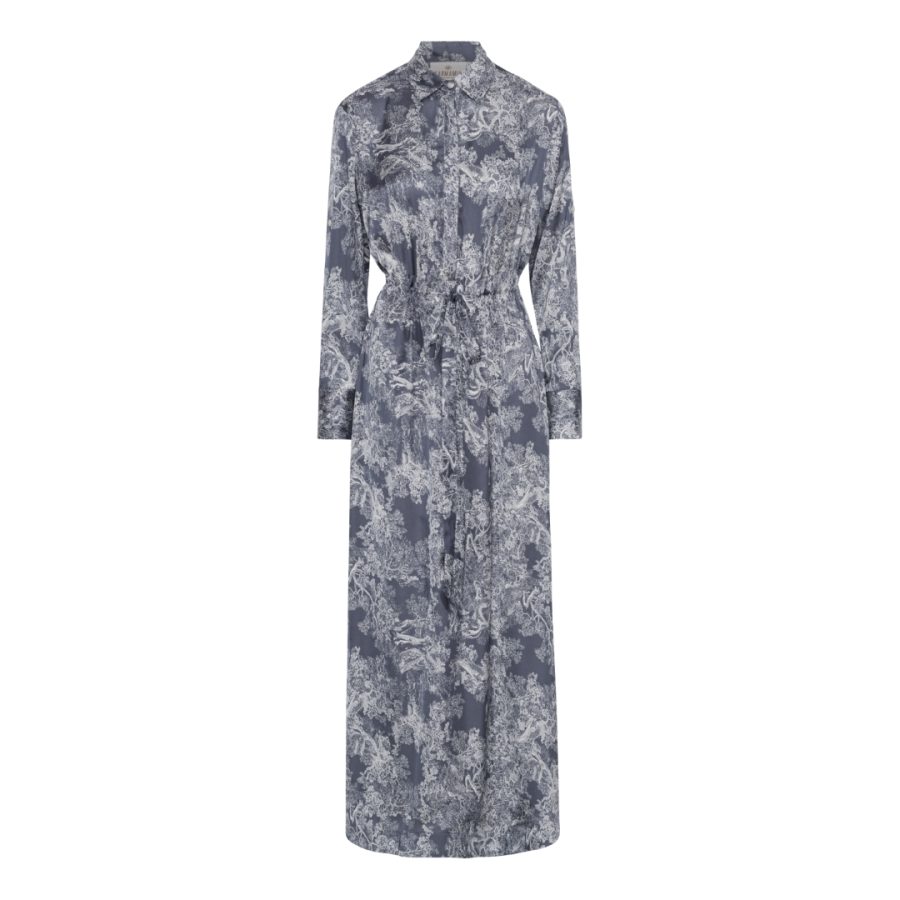 Karmamia nakita maxi dress denim forest