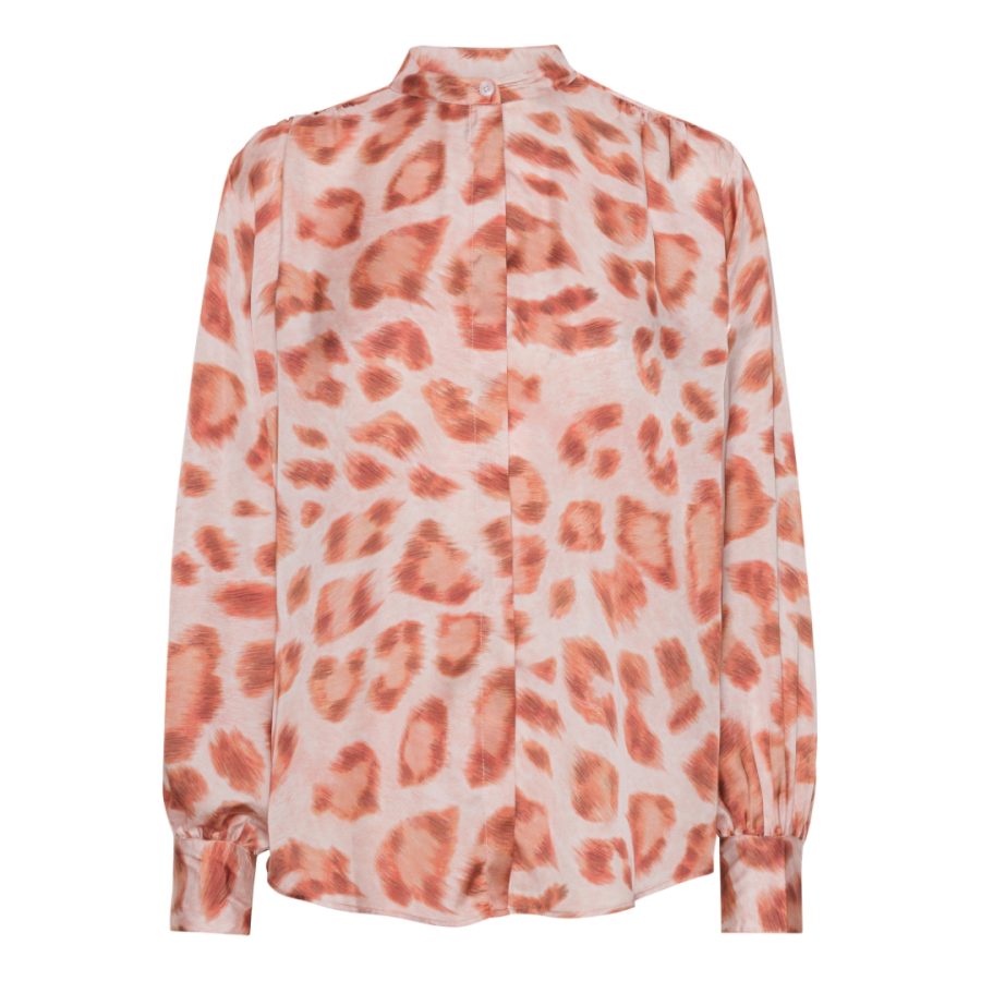Karmamia cornelia shirt coral leo