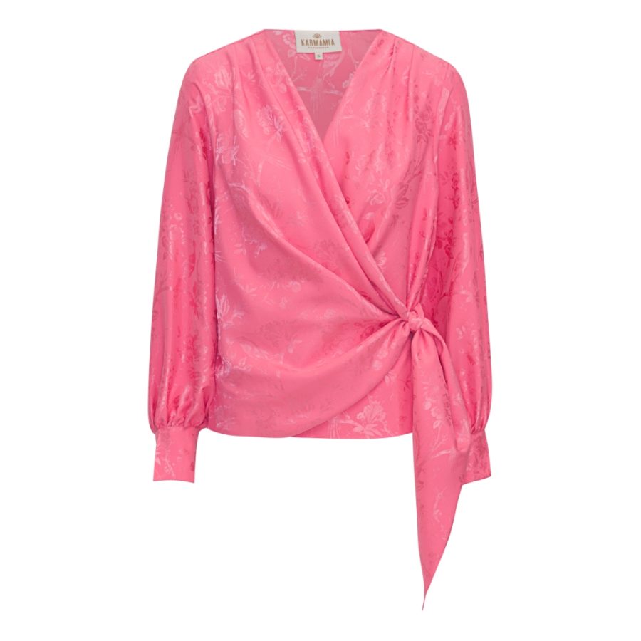 Karmamia ines blouse provence jacquard pink