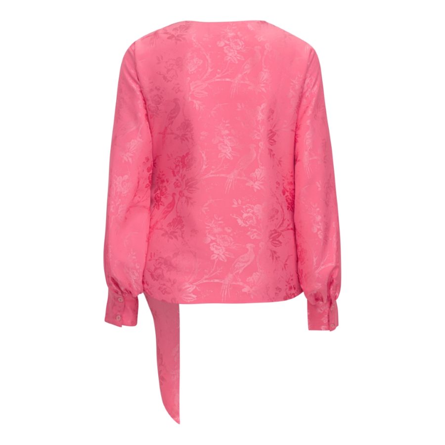 Karmamia ines blouse provence jacquard pink - Image 2