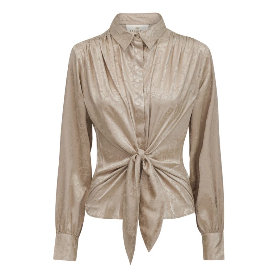 Karmamia lee shirt pearl paisley jacquard
