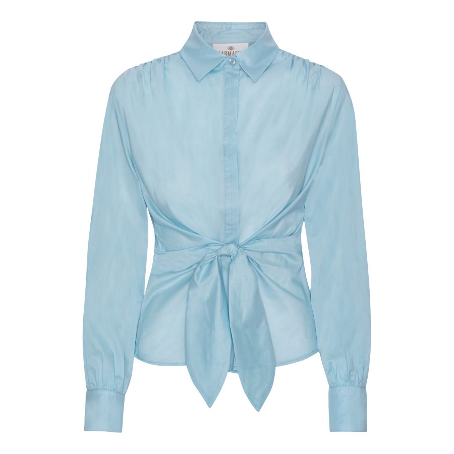 Karmamia lee shirt sky poplin