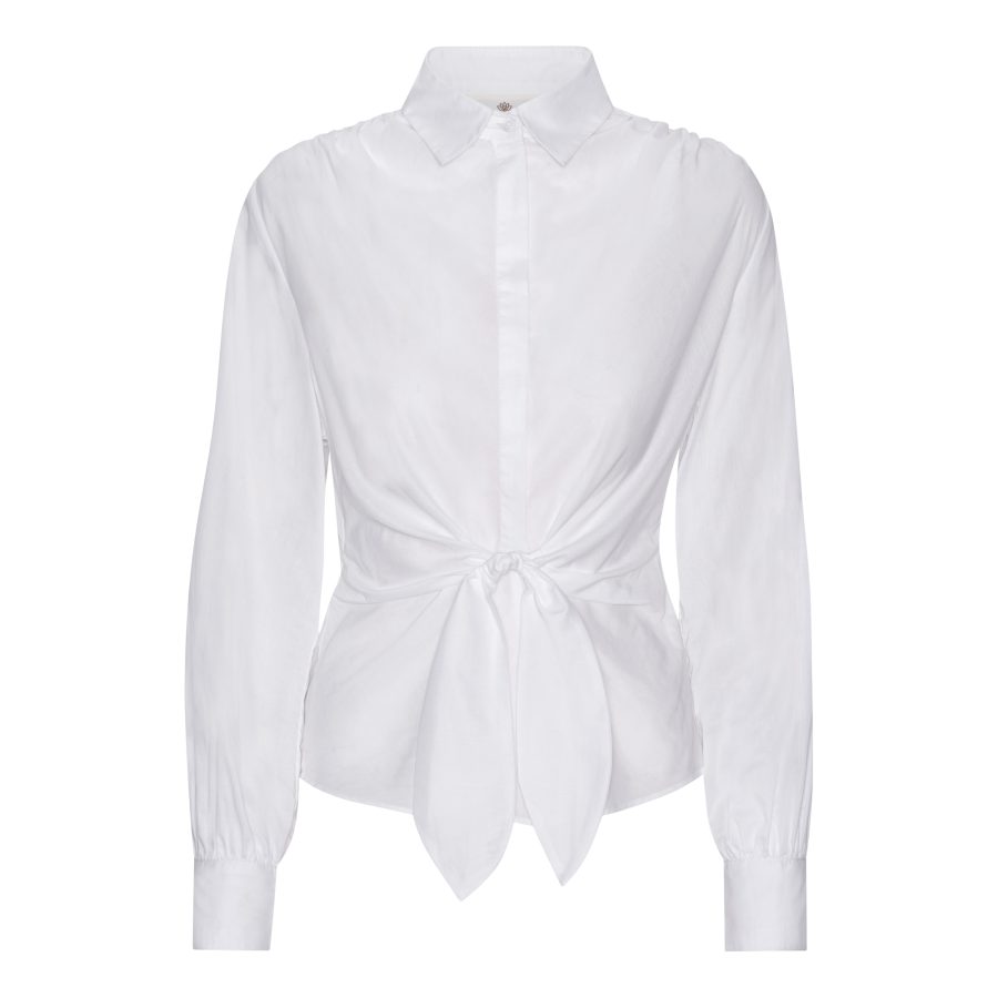 Karmamia lee shirt white poplin