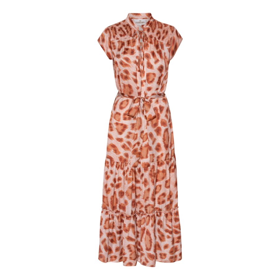 Karmamia nola dress coral leo