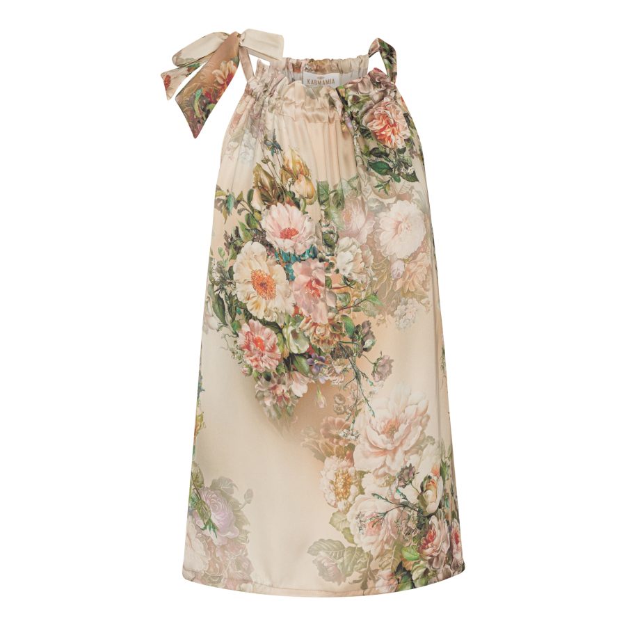 Karmamia ruffle tie top daisy gold