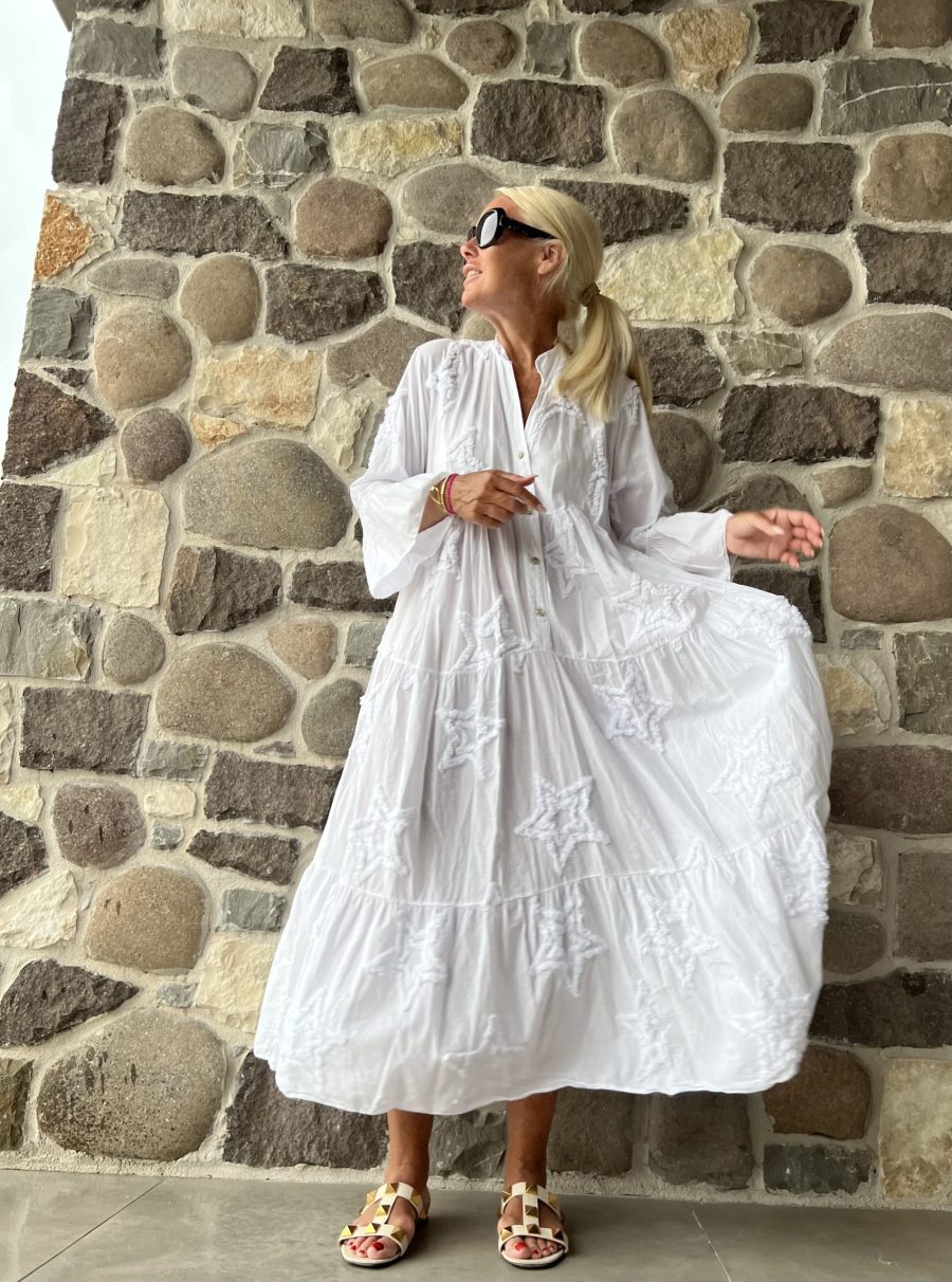 Trend star heart sun dress white - Image 2