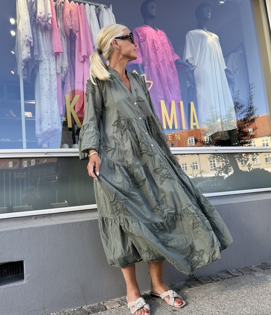 Star heart sun dress army - Image 2