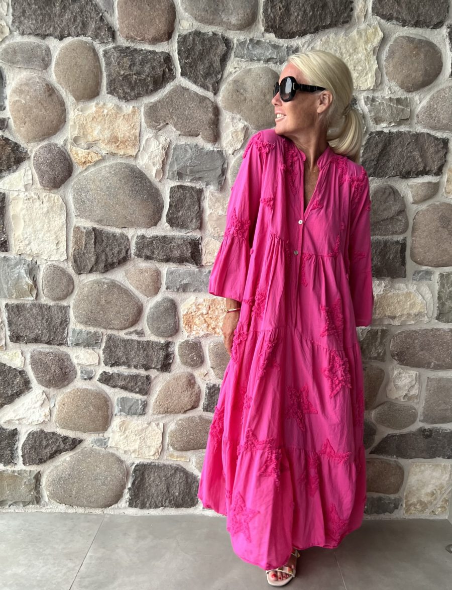 Trend star heart sun dress pink