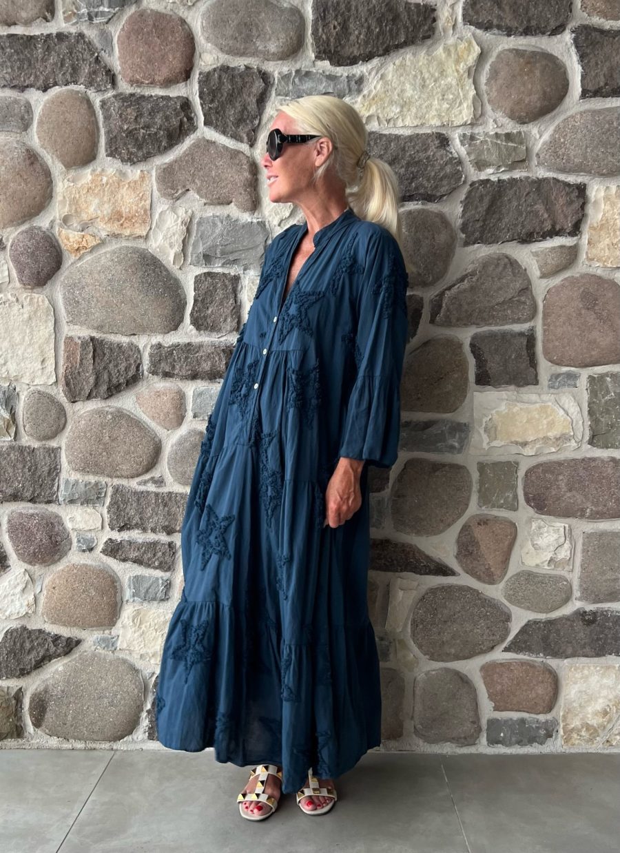 Star dress navy