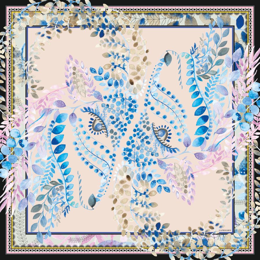 Bella & voss capricorn silk scarf