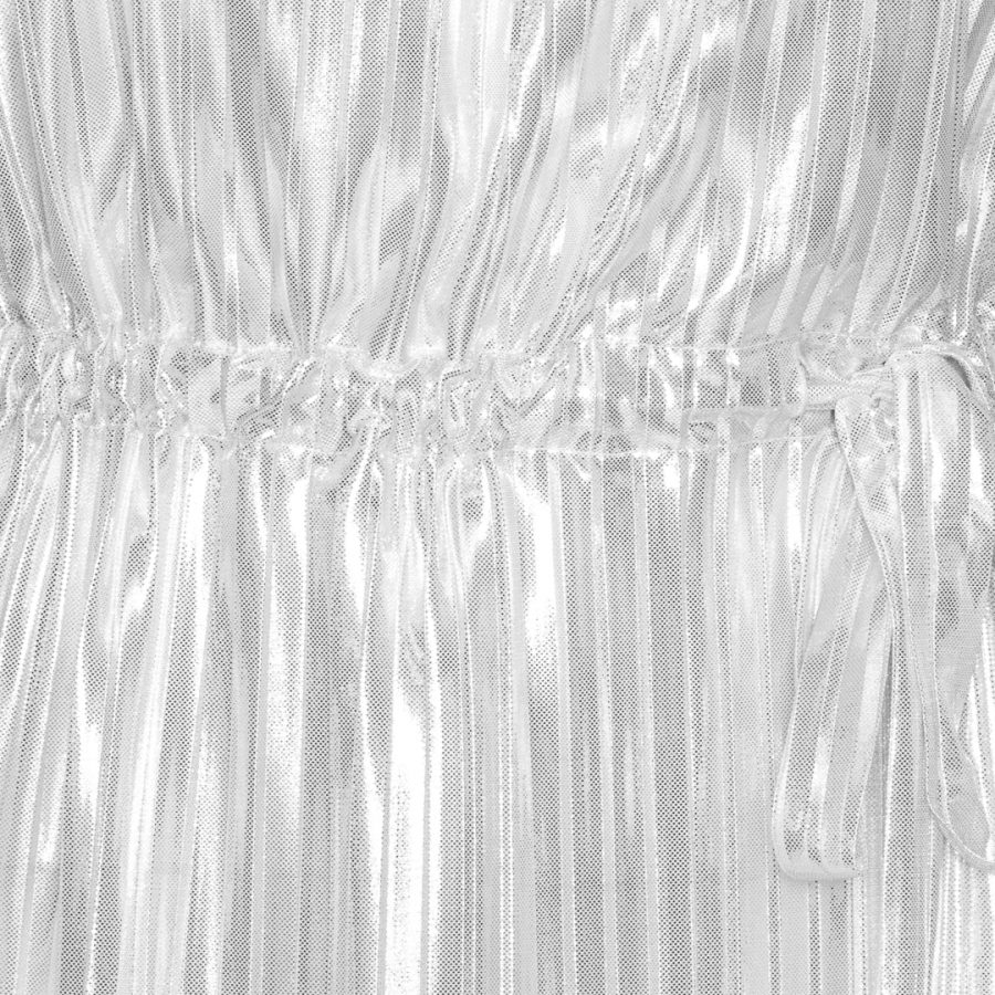 Karmamia layla dress silver plissé - Image 3
