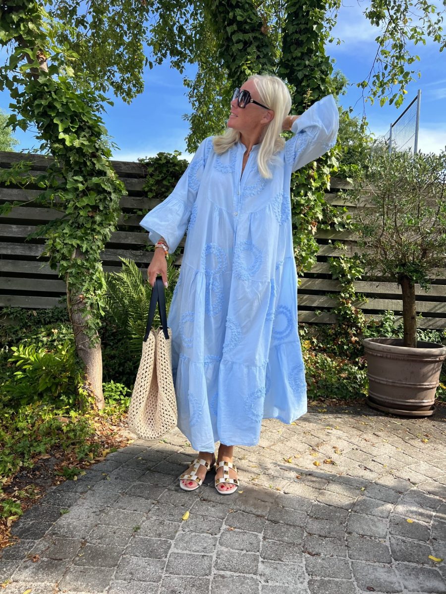 Trend star dress light blue - Image 2