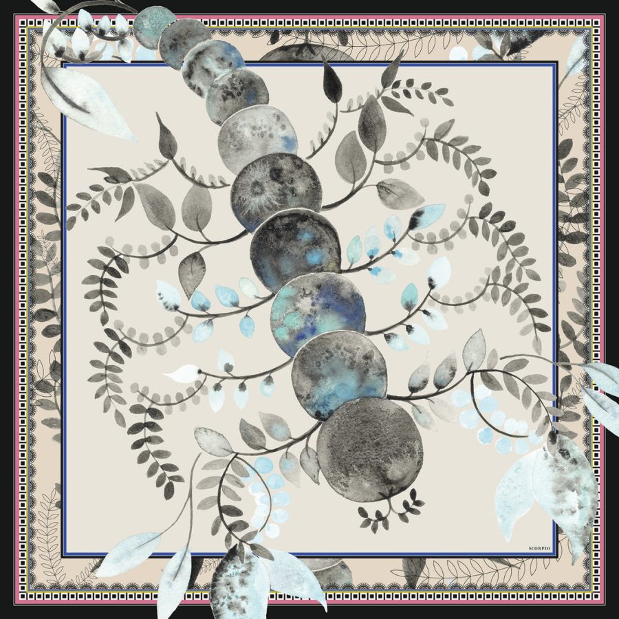 Bella & voss scorpio silk scarf