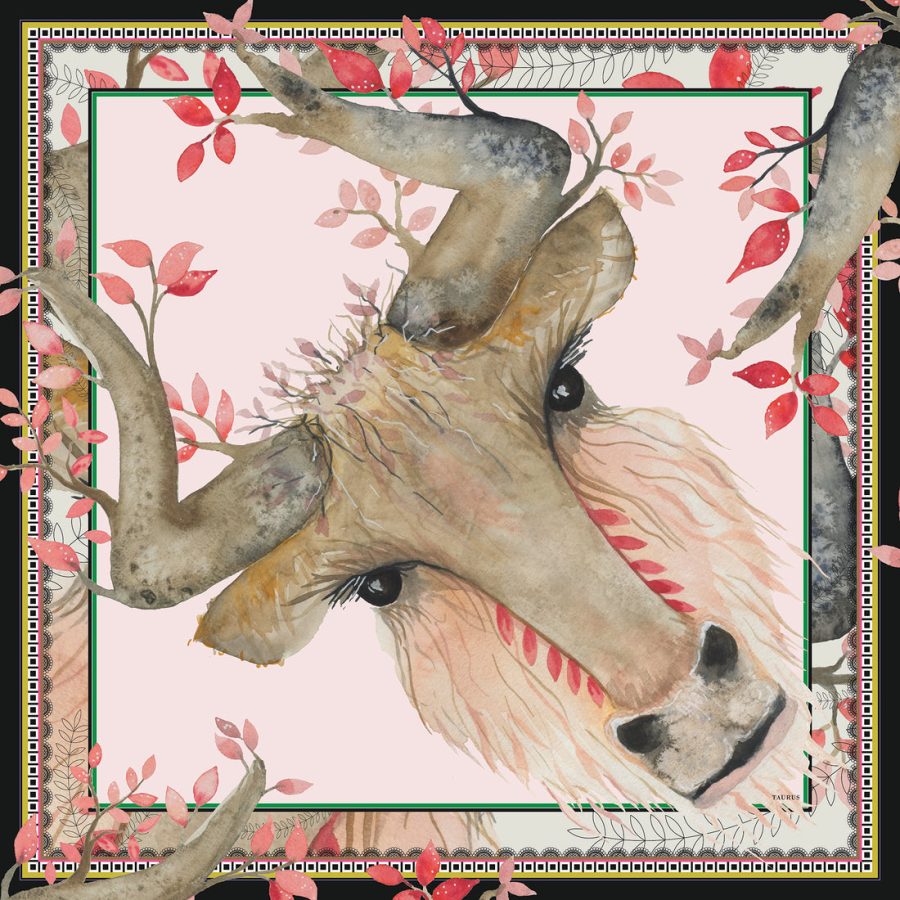 Bella & voss taurus silk scarf