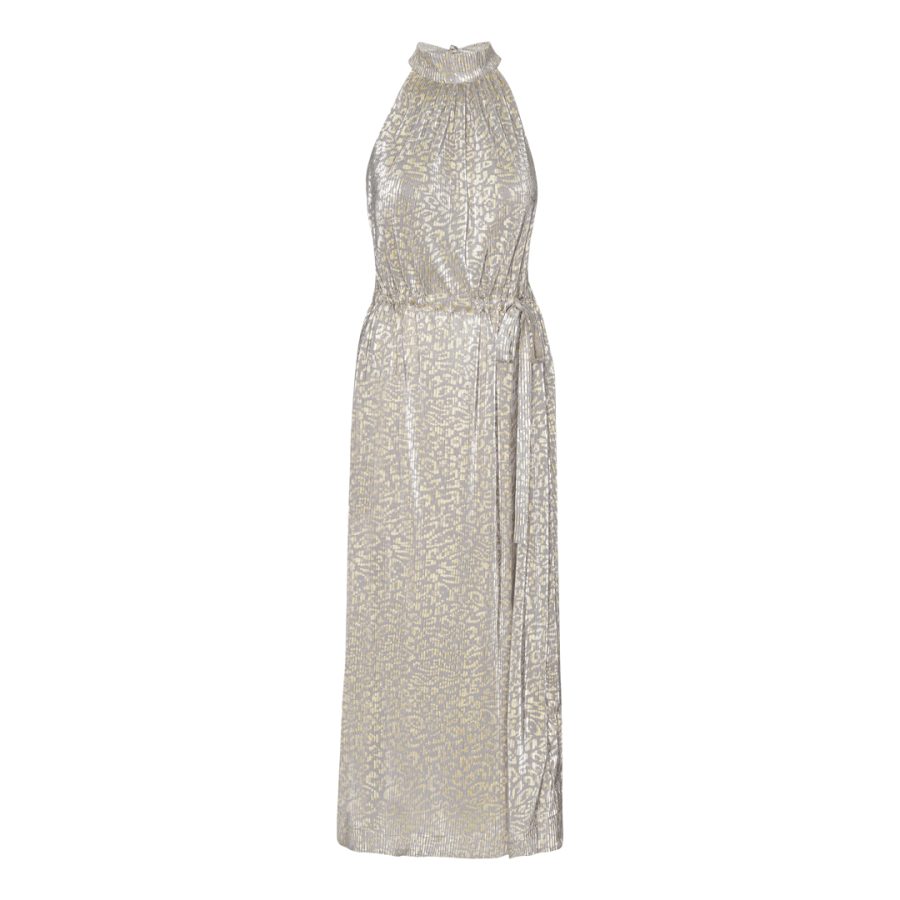 Karmamia layla dress blush leo plissé