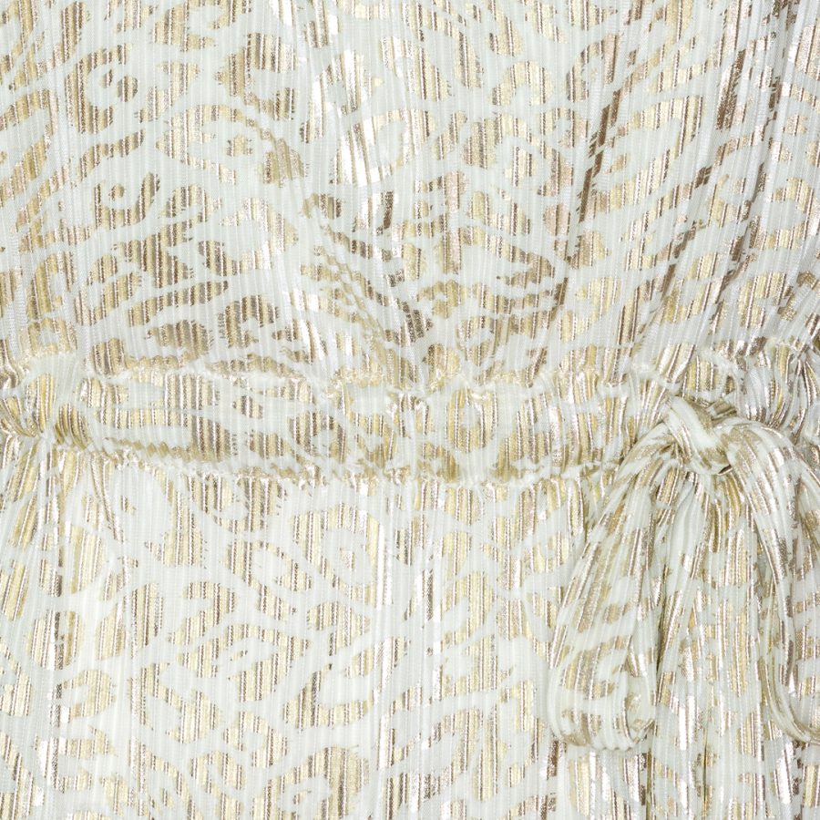 Karmamia layla dress white leo plissé - Image 3
