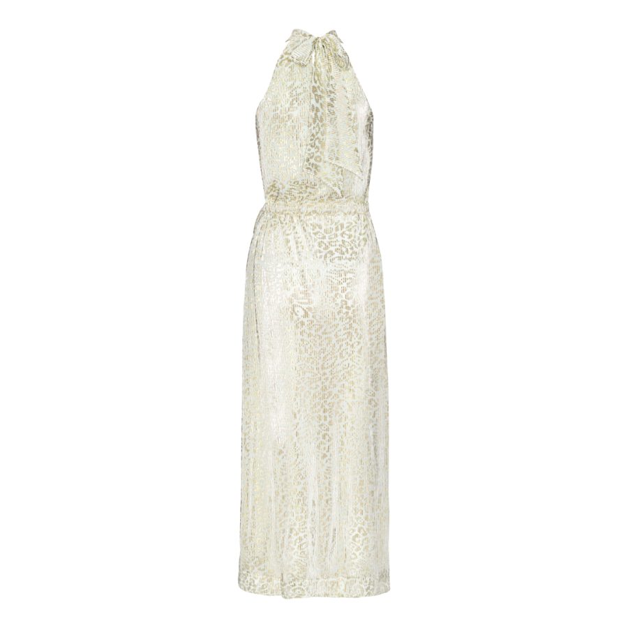 Karmamia layla dress white leo plissé - Image 2