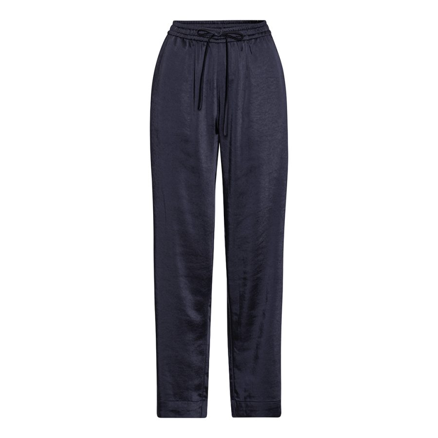 Karmamia garcia pants navy rich satin