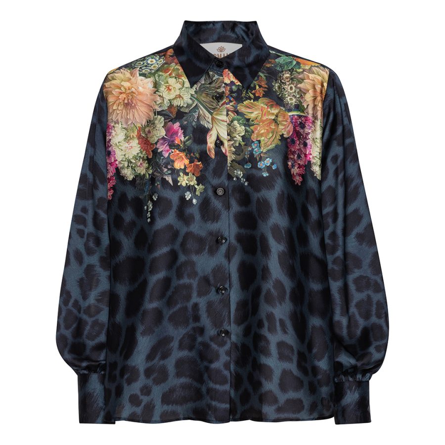 Karmamia elle shirt navy flower