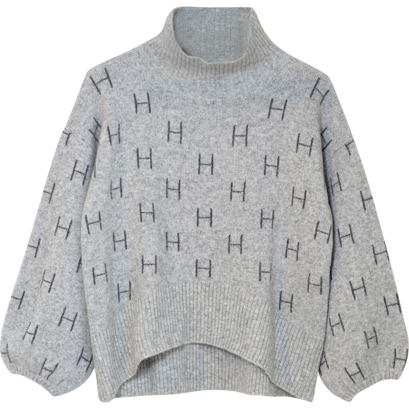 Hést fam sweater short grey