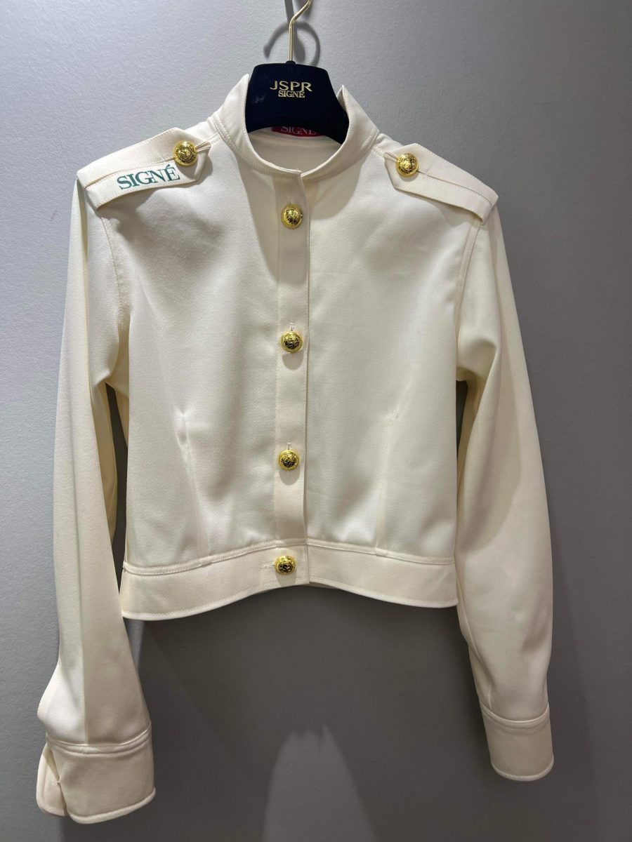 Signé short jacket no 1 white