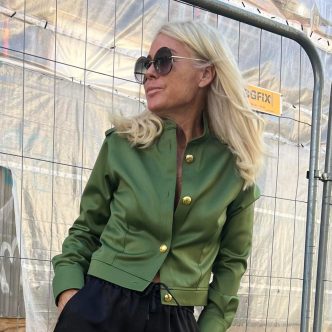 Signé short jacket no 1 green with lining