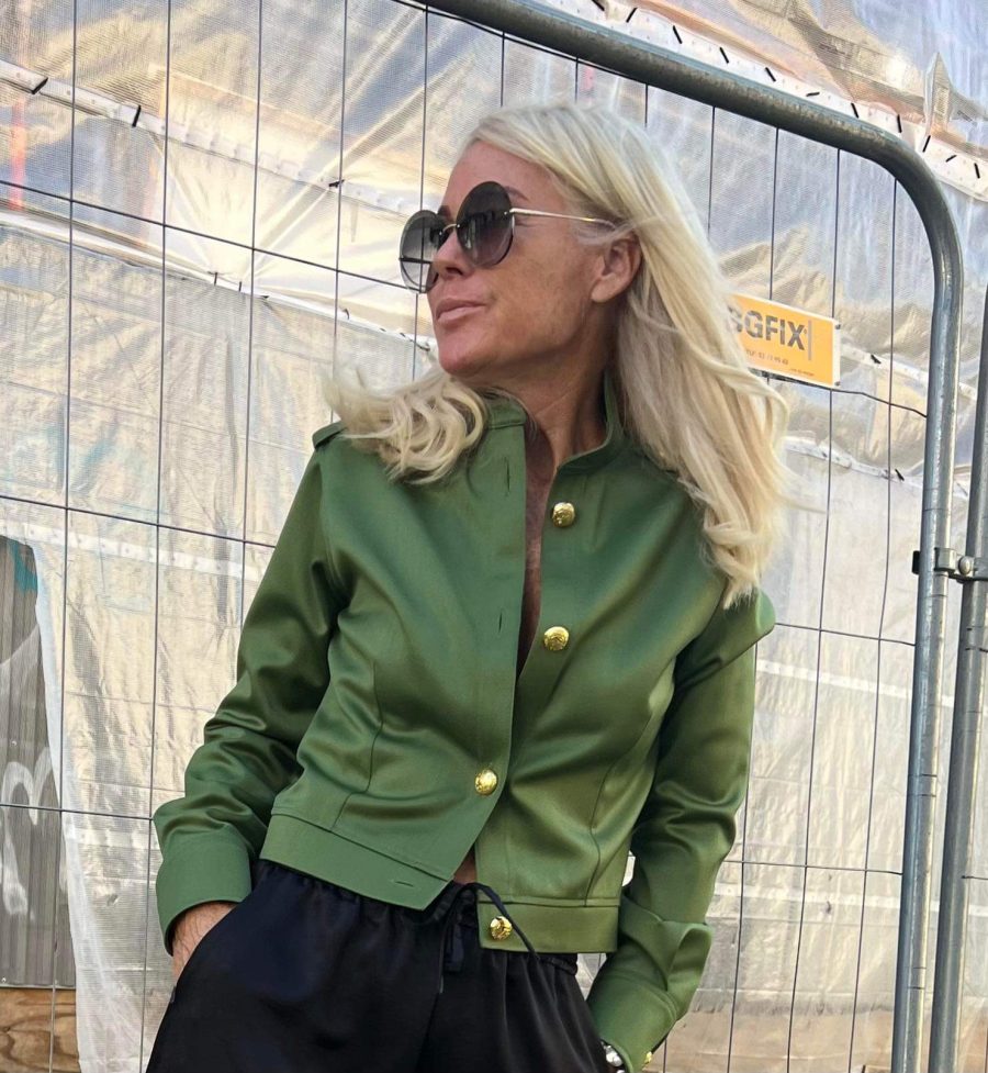 Signé short jacket no 1 green with lining