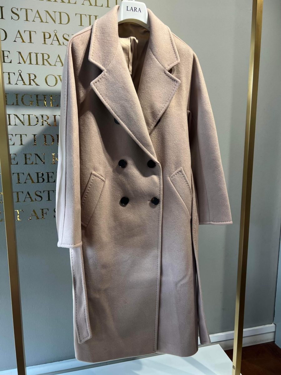 Lara wool coat beige - Image 2