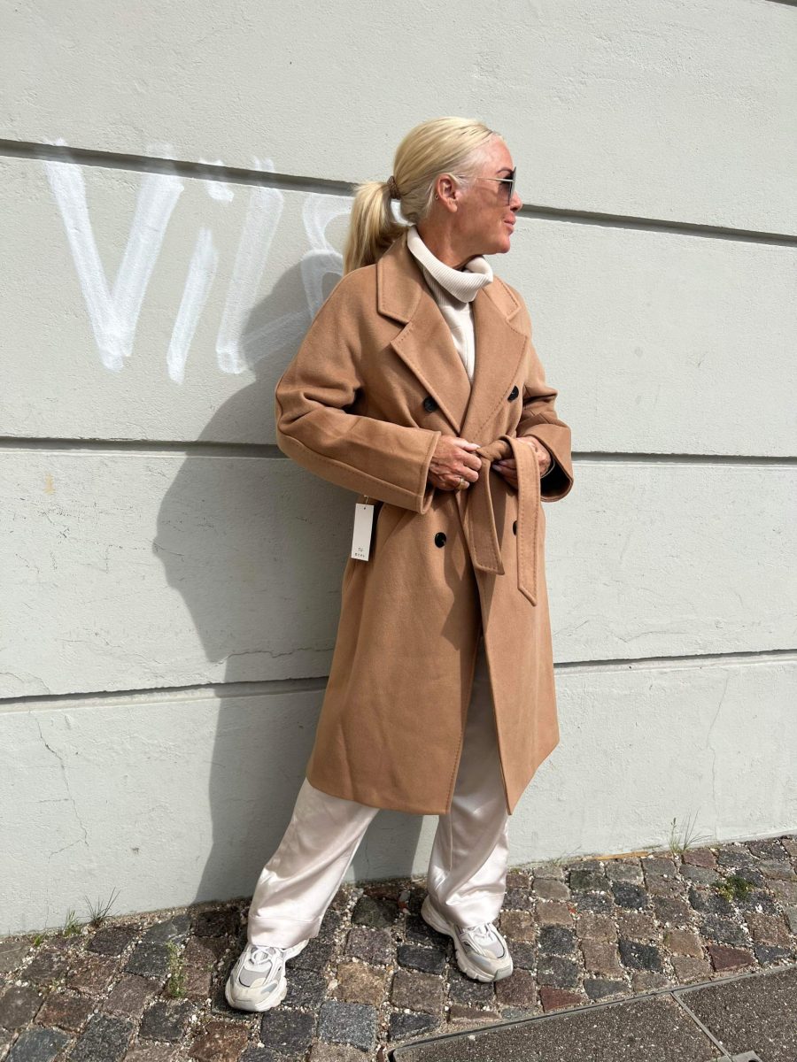 Lara wool coat camel