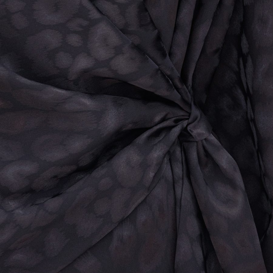 Karmamia ines blouse navy leo jacquard - Image 3