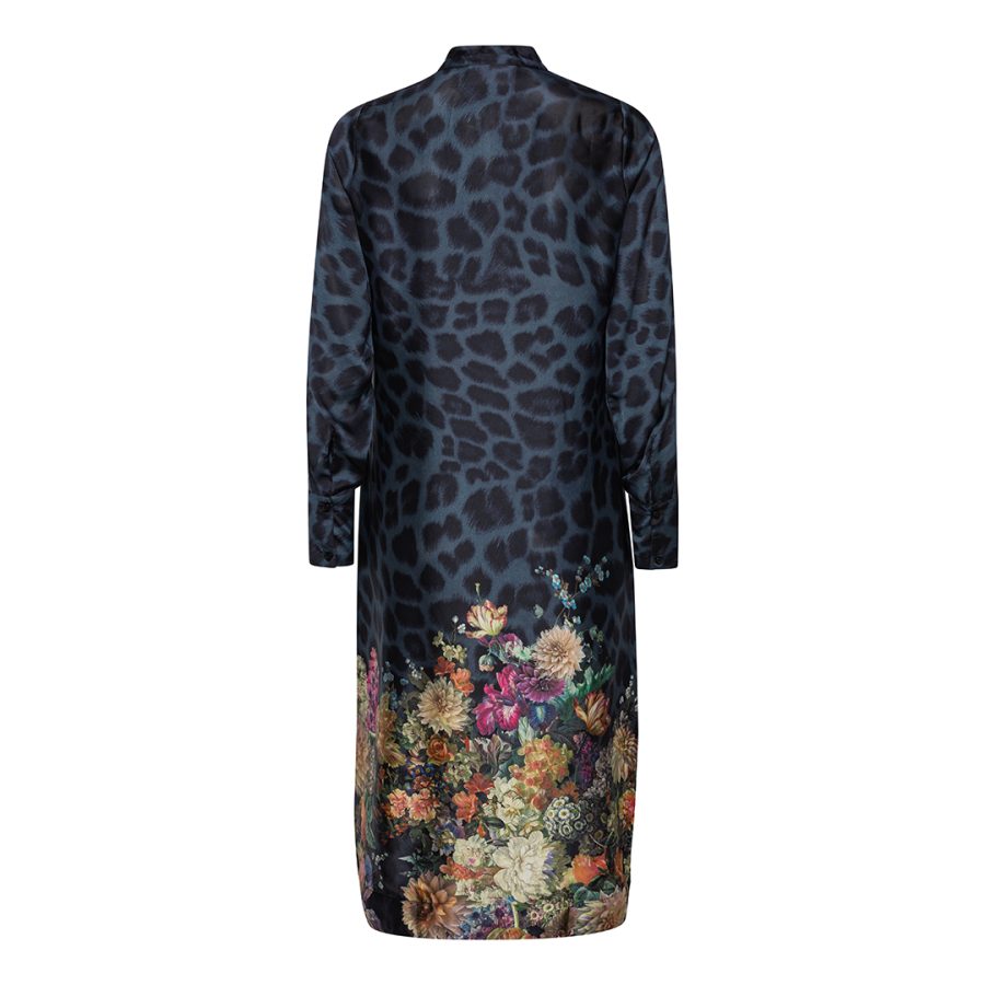Karmamia joelle dress navy flower leopard - Image 2