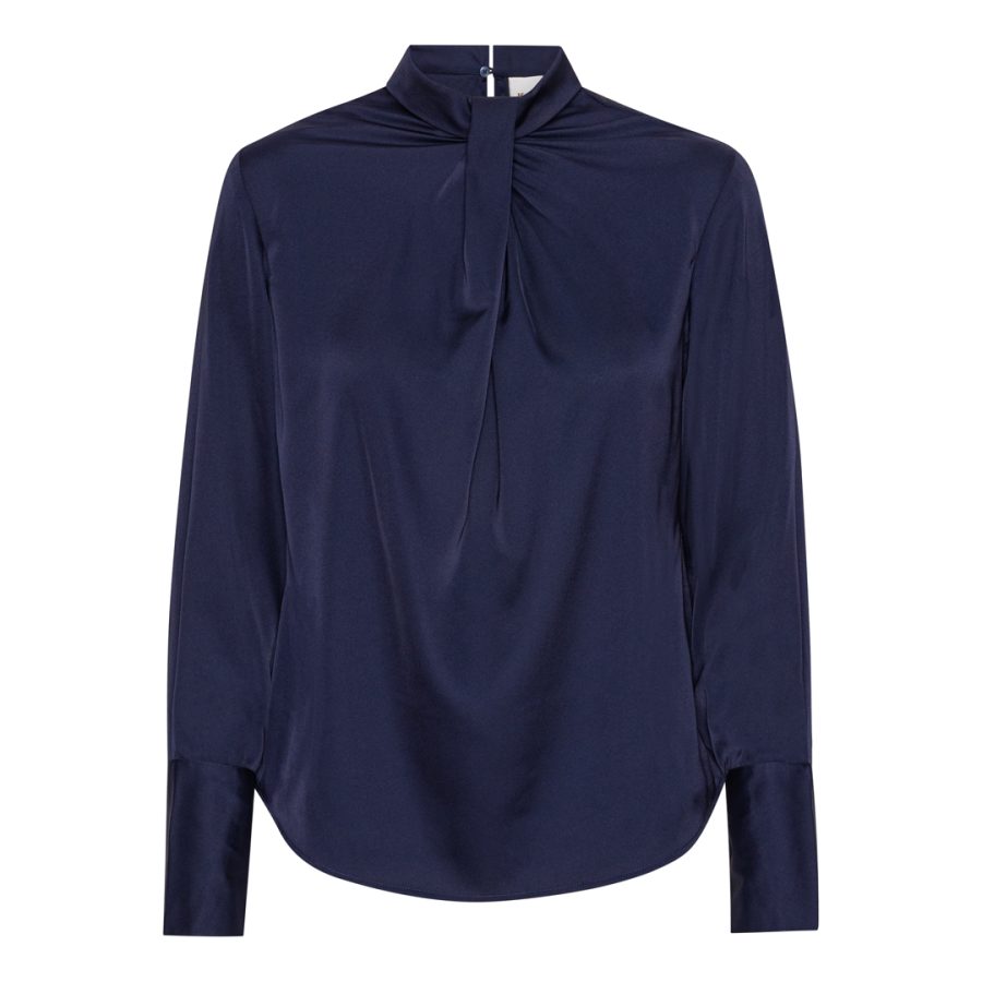 Karmamia tara blouse oxford blue