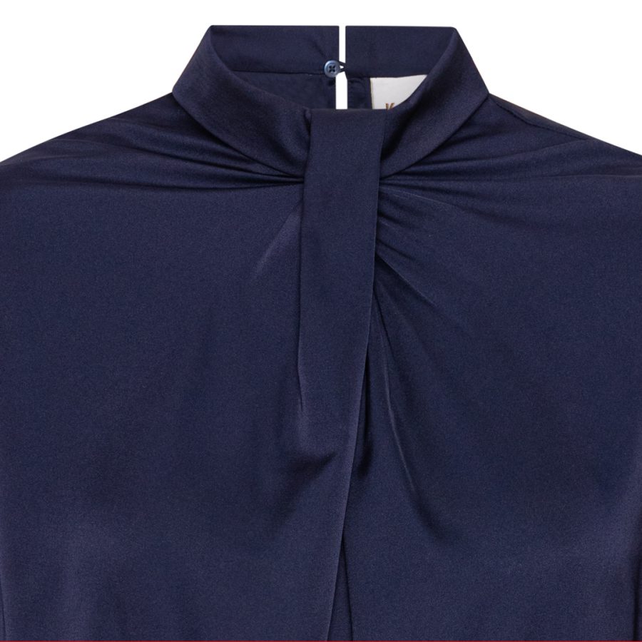 Karmamia tara blouse oxford blue - Image 3