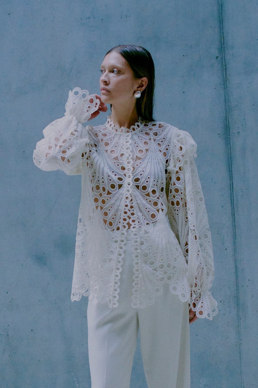 Copenhagen muse moonlight blouse jet stream - Image 5