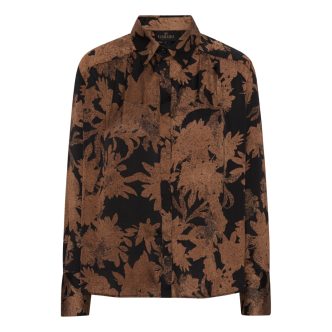 Karmamia augusta shirt tawny flower
