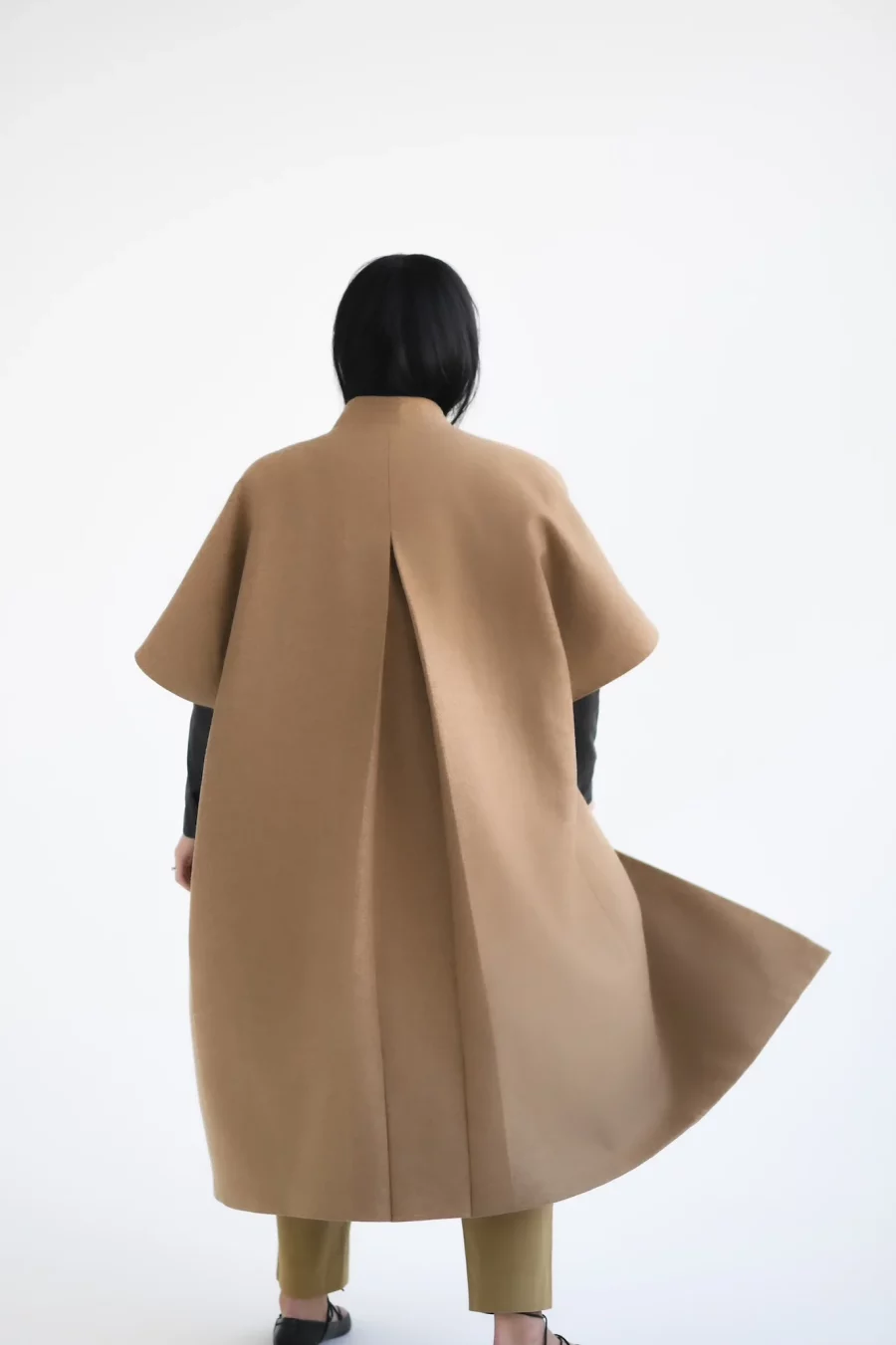 Crowd cph mok wool coat camel - Image 2