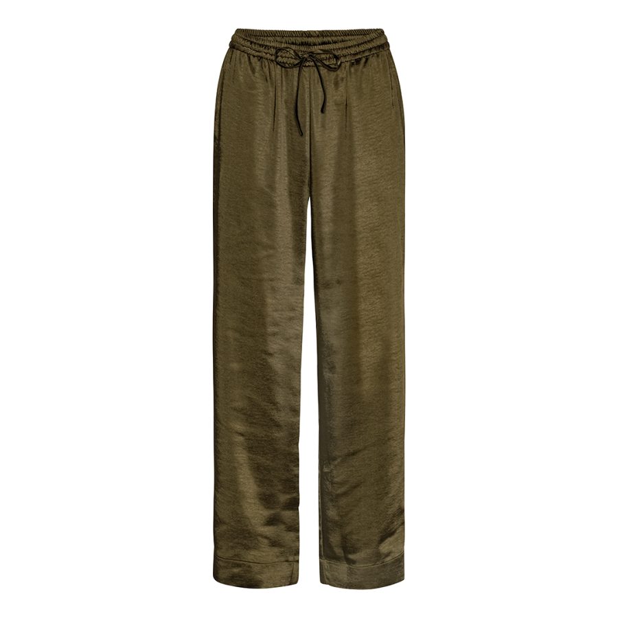 Karmamia garcia pants army rich satin