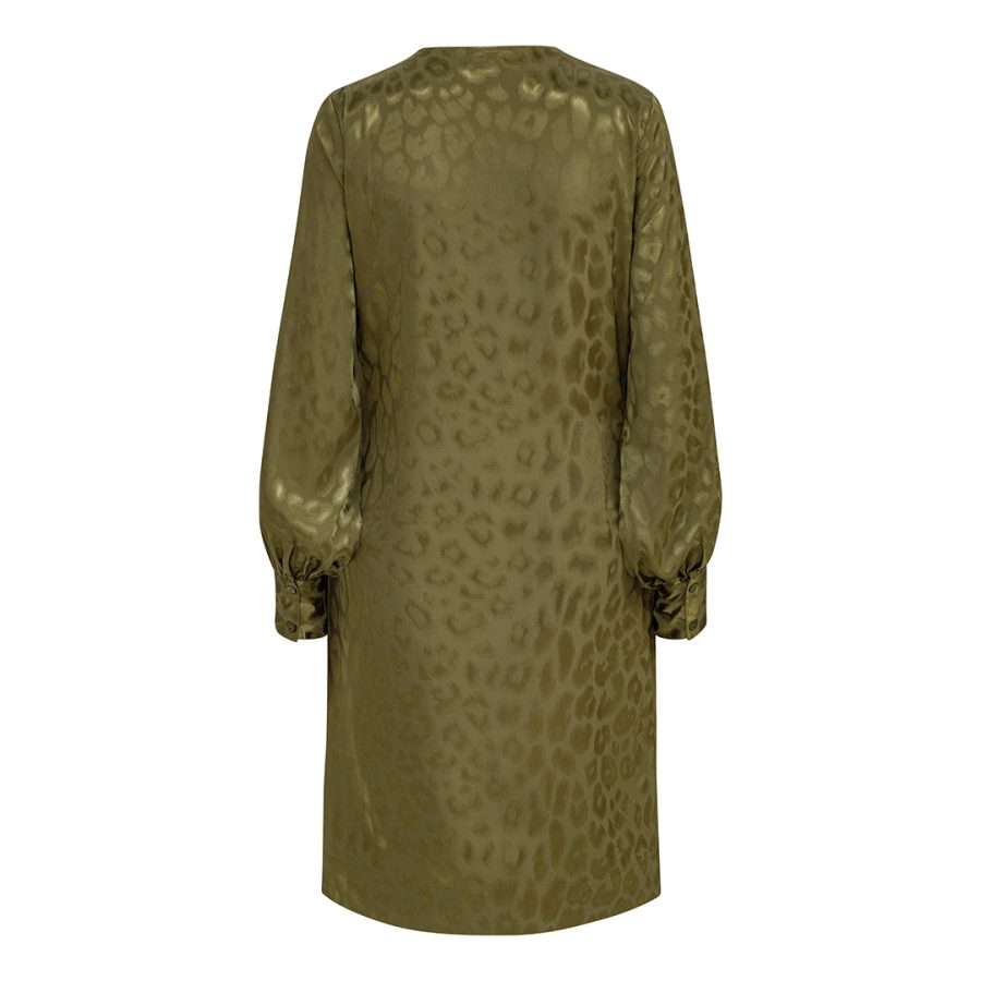 Karmamia ines dress army leo jacquard - Image 2