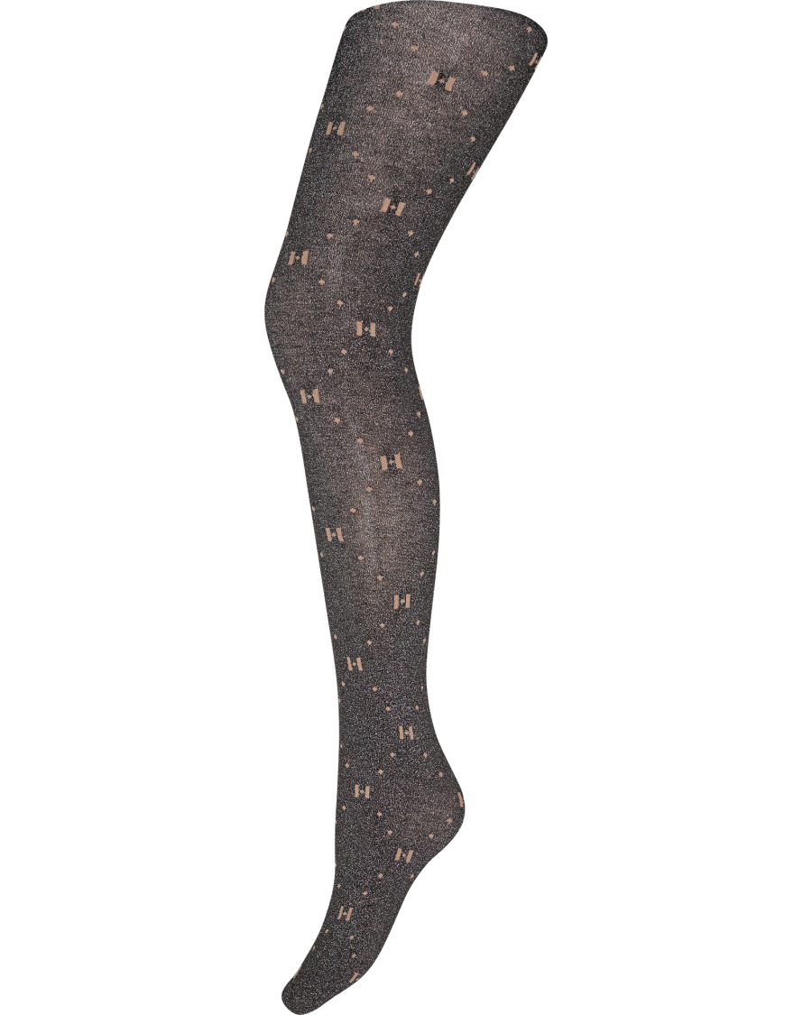 Hype the detail heavy logo pantyhose 200 den